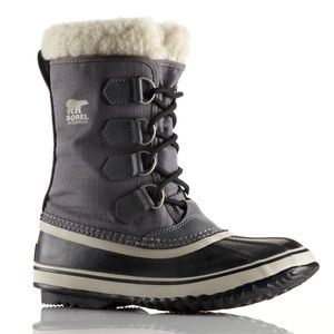 Sorel Winter Carnival Boots in Pewter/Black